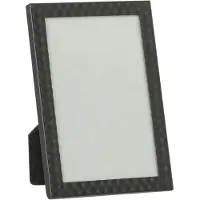 J-Line Cadre photo bord martele 15x20 metal noir large