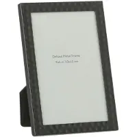 J-Line Cadre photo bord martele 10x15 metal noir small