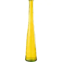 J-Line Vase noah verre jaune medium