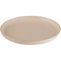 J-Line Assiette marie ceramique creme small