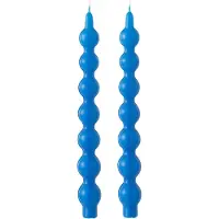 J-Line Boite 2 bougies calebasse bleu-5h
