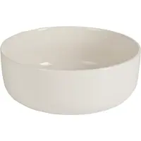 J-Line Bol rebord porcelaine blanc large