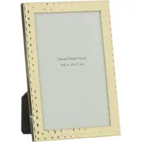 J-Line Cadre photo bord martele 10x15 metal or small
