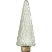 J-Line Sapin de noel pied or verre trans small