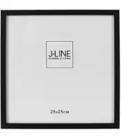 J-Line Photo frame basic wood black large