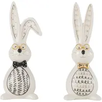 J-Line Lapin robert ceramique mix small ass2