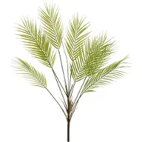 J-Line Bouquet de fougere 9 feuilles artificiel vert