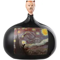 J-Line Les chartistes figure inspired by the starry night small