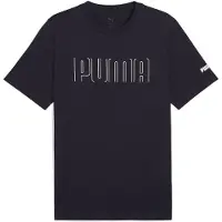 Puma Hommes, T-shirt de sport, Tee graphique SPORT (L), Bleu, L
