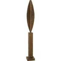 J-Line Deco sur pied luke bois de pin brun large
