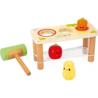 Janod Tap Tap Legumes - jeu de manipulation - - J03309 - Vert - Dès 12 mois