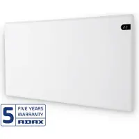 Adax Panneau chauffant NEO NP14 KDT, 1400W 230V avec thermostat numérique, Radiateur, Blanc