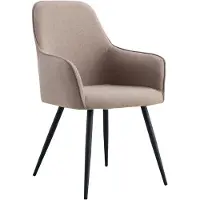 Ebuy24 Harbo chaise de salle à manger pierre.