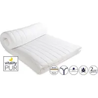 Vitality Pur - Sur-matelas en mousse à mémoire de forme 5cm - Sur-matelas double - 140x200 - avec oreiller gratuit