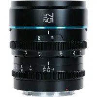 Sirui Optical 75 Mm T1.2 S35 Nightwalker Sony E-mount Camera Lens Clair