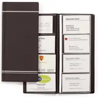 Durable Livre de cartes de visite Visifix pour 96 cartes de visite, anthracite (1x)