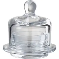 Jline Pot a beurre rond verre transparent