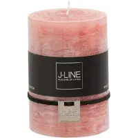 J-Line Bougie cylindrique terracotta m 39h