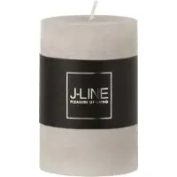 Jline Bougie cylindrique gris clair s18h