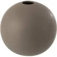 J-Line Vase boule ceramique gris fonce medium