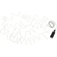 J-Line fil d'éclairage de Noël 9M or 90 Led blanc chaud