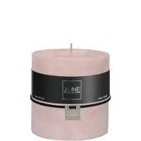 J-Line Bougie cylind rose poudre -64h