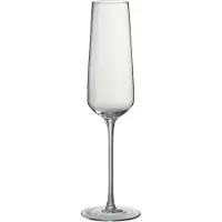 Jline Verre a champagne leo verre transparent