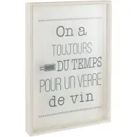 Jline Cadre bouchons anglais bois beige large