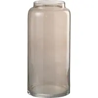 J-Line Vase droit long verre ambre small