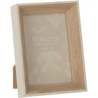 J-Line Cadre photo 10x15cm profond mdf creme