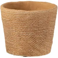 J-Line Flowerpot bistro cement natural small