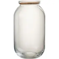 Jline Pot roxy decoratif verre/liege transparent large