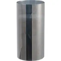 Jline Lampe led brillante verre gris medium