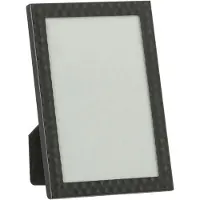 J-Line Cadre photo bord martele 13x18 metal noir medium