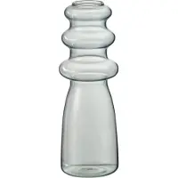 J-Line Vase luna verre bleu large