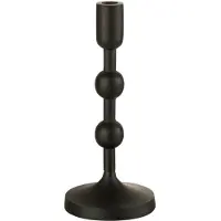 J-Line Chandelier boules aluminium noir large