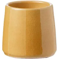 J-Line Cachepot rond ceramique ocre extra small