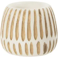 J-Line Pot ying bois blanc small