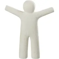 J-Line P'tit maurice rugueux poly blanc casse small