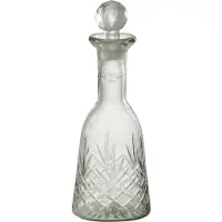 J-Line Bouteille line verre transparent large