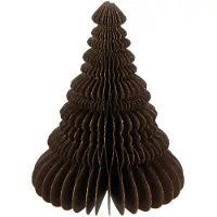 J-Line Suspension sapin de noel papier marron small