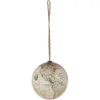 J-Line Globe supendu plastique beige