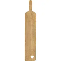 Jline Planche a decouper rectangle coeur manguier large