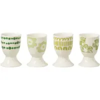 J-Line Set 4 coquetiers coffret ceramique vert