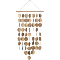 J-Line Carillon piece coquillage brun