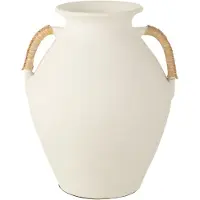 J-Line Vase leo terracotta blanc/naturel