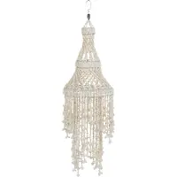 J-Line Suspension château coquillage blanc