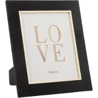 J-Line Cadre photo dita velours noir large