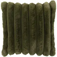 Jline Coussin large corduroy polyester vert foncé