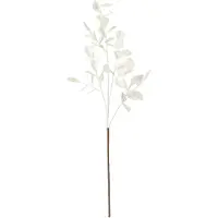 J-Line Branche feuilles eva blanc